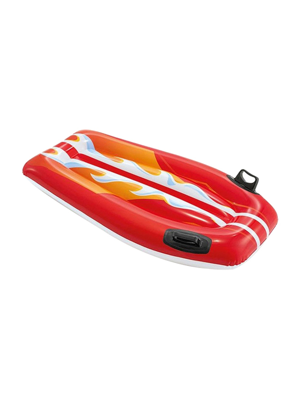 

Intex Joy Rider Inflatable Swimming Board, Red/Orange