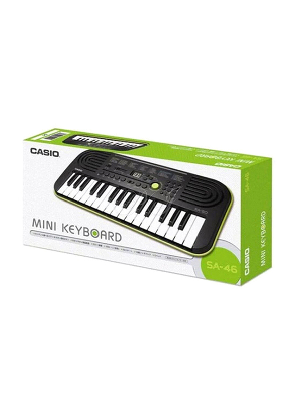 

Casio SA-46 Mini Keyboard, 32 Keys, Green/Black