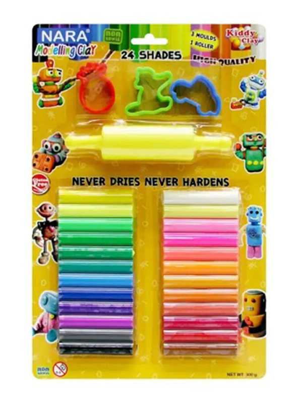 

Kiddy Clay Modelling Clay Set, Multicolour