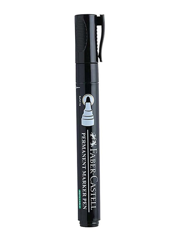 

Faber-Castell 10-Piece Permanent Marker Pen Set, Black