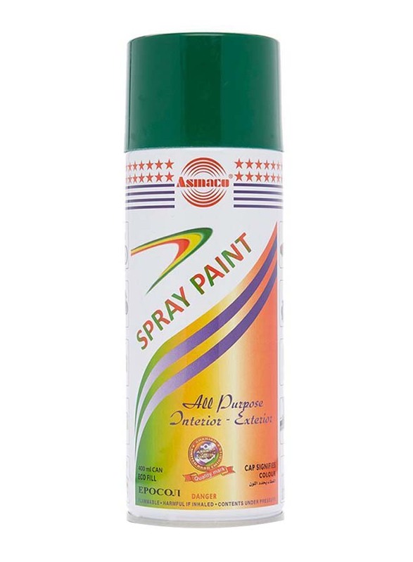 

Asmaco 400ml All Purpose Interior Exterior Spray Paint, Light Green
