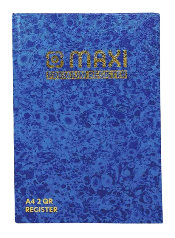 

Maxi Register Notebook, A4 Size, 2QR, Blue