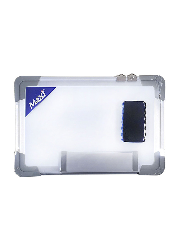 

Maxi White Board with Duster, 20 x 30cm, Multicolour