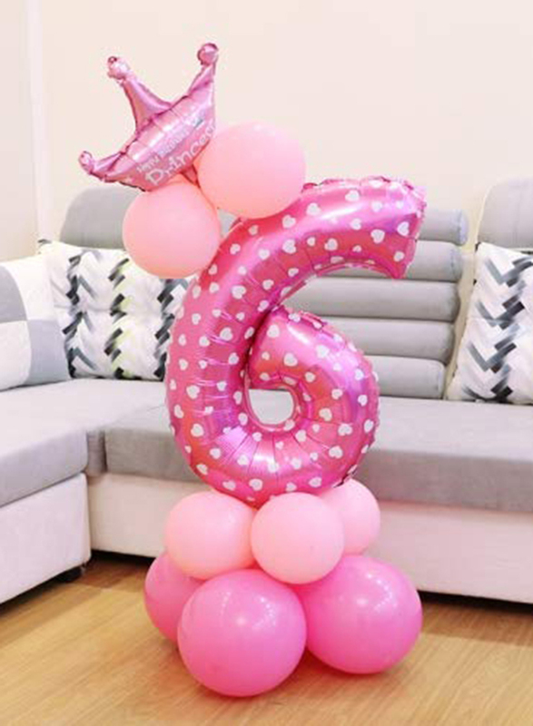 

Generic Number Foil Decorative Party Balloon, Pink, Ages 3+