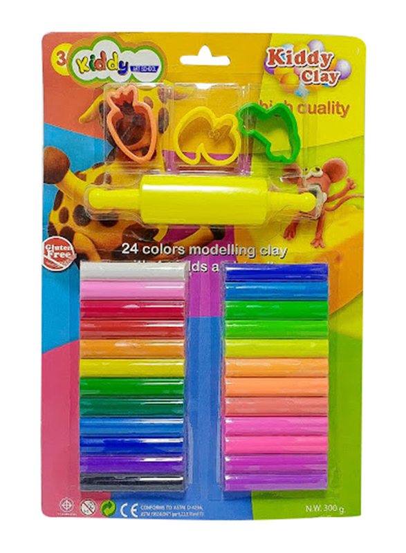 

Kiddy Clay Modelling Clay Set, Multicolour