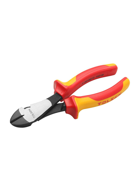 

Tolsen 180mm Diagonal Cutting Plier, V38127, Orange/Yellow