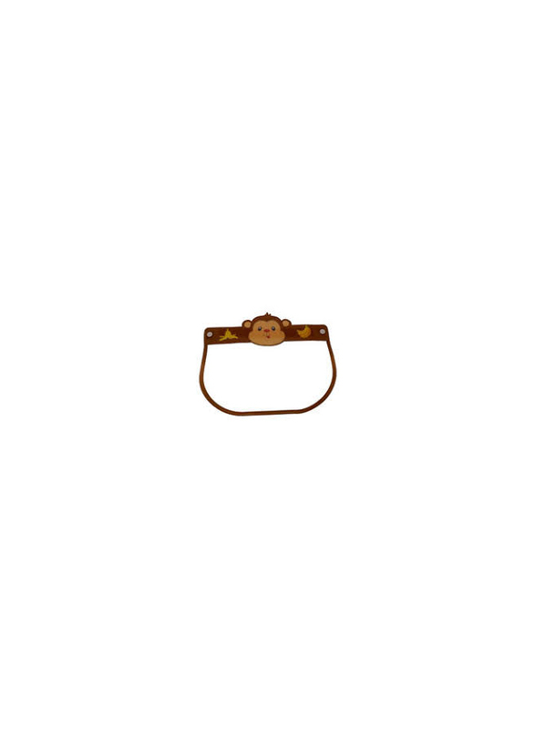 

Monkey Face Shield for Kids, Brown