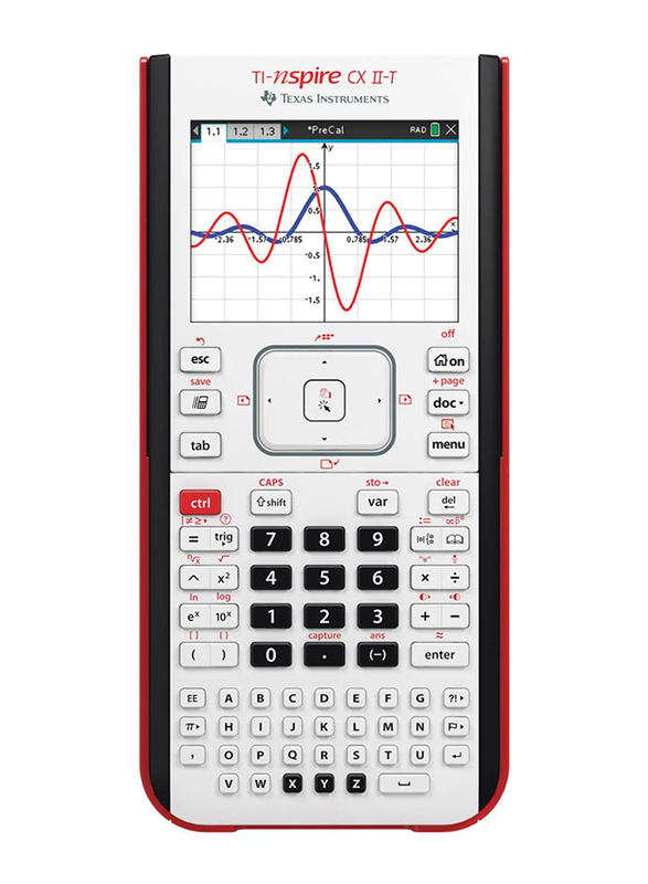 

Texas Instruments Ti Nspire CX II-T Graphic Calculator, White