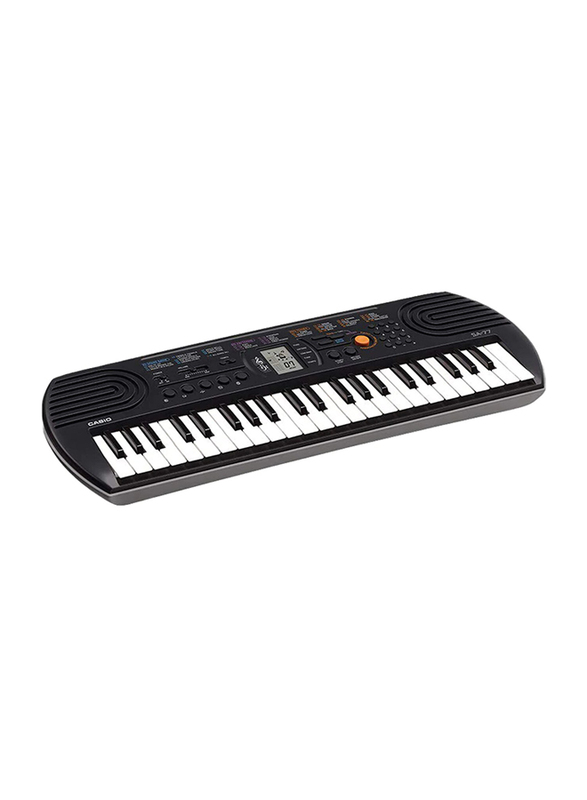 

Casio SA-77 Portable Keyboard, 44 Keys, Black/White