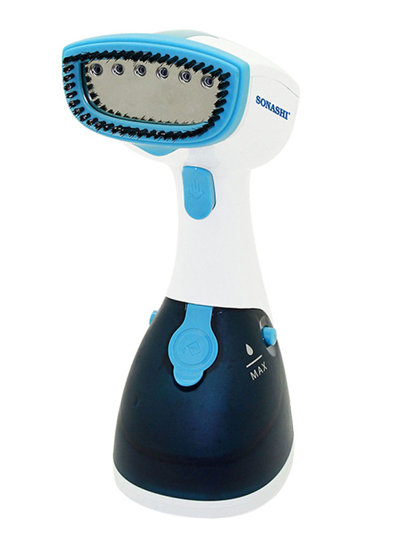 Sonashi Portable Handheld Garment Steamer, 1100W, SGS 315, Blue/White