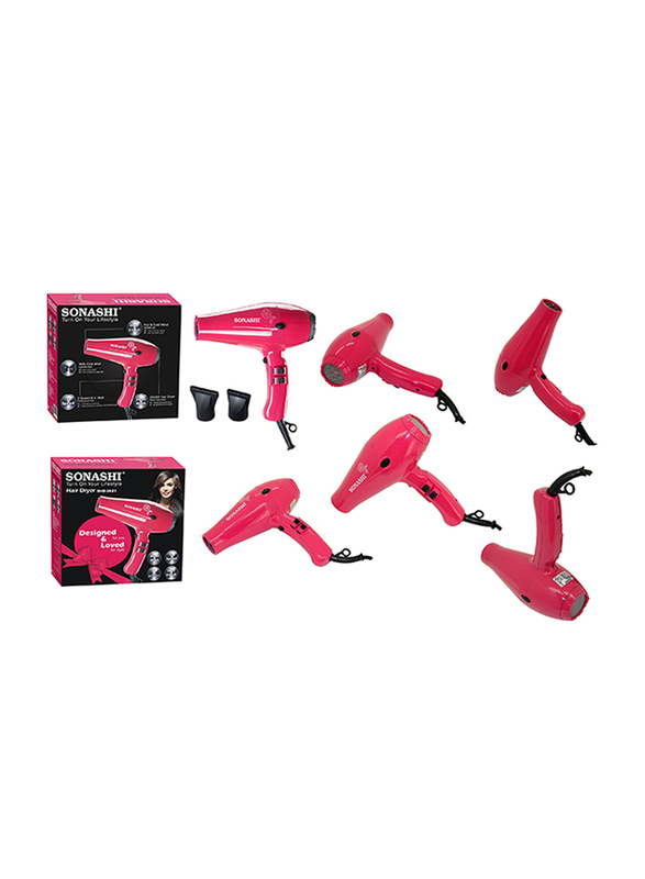 Sonashi Hair Dryer, 2000W, SHD 3031, Pink