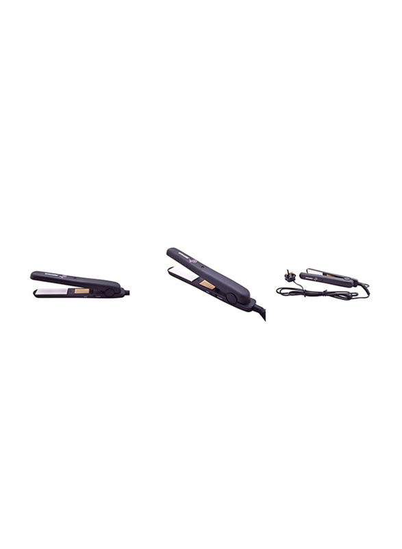 Sonashi Hair Straightener, 100W, with Ceramic Plate, SHS 2017, Black