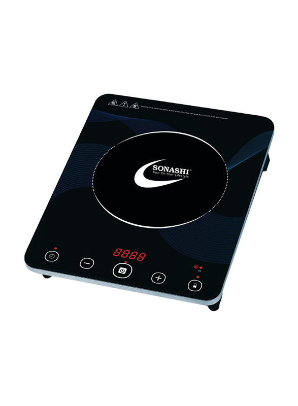 Sonashi Infrared Ceramic Cooker, 2000W, SIS 008, Black/Blue