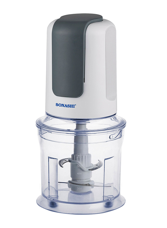 Sonashi Dual Blade Chopper, 500W, SMC 12, White