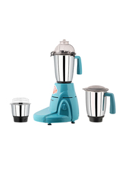 Sonashi 3 in 1 1.5L Mixer Grinder, with Pulse Switch Unbreakable Polycarbonate Jar Lids, 550W, SB 150 SS, Sky Blue