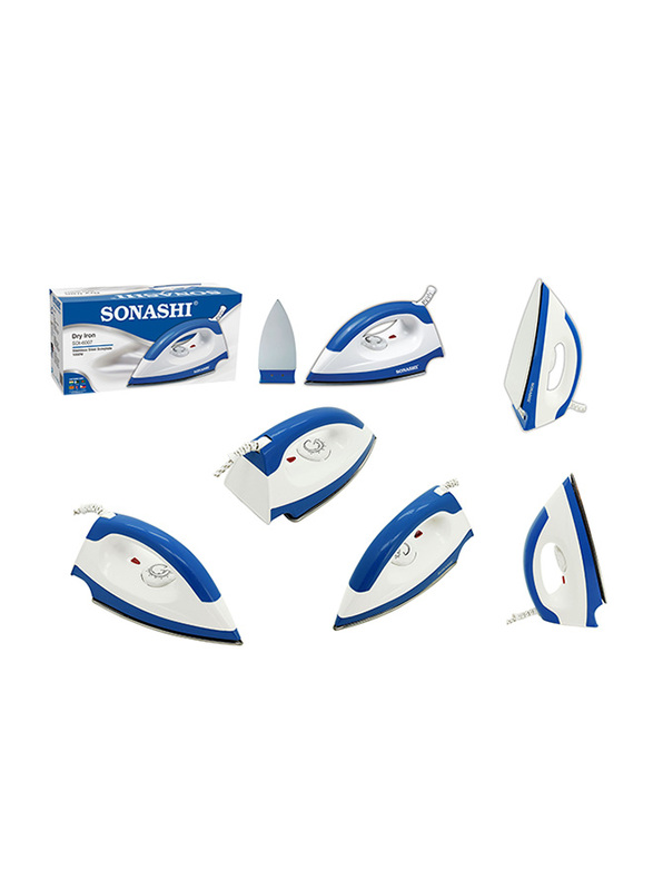 Sonashi Dry Iron, 1000W, SDI 6007, 2 Piece, Pink/Blue