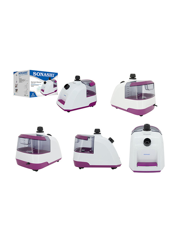 Sonashi 2.8L Garment Steamer, 1800W, SGS 312, Purple/White