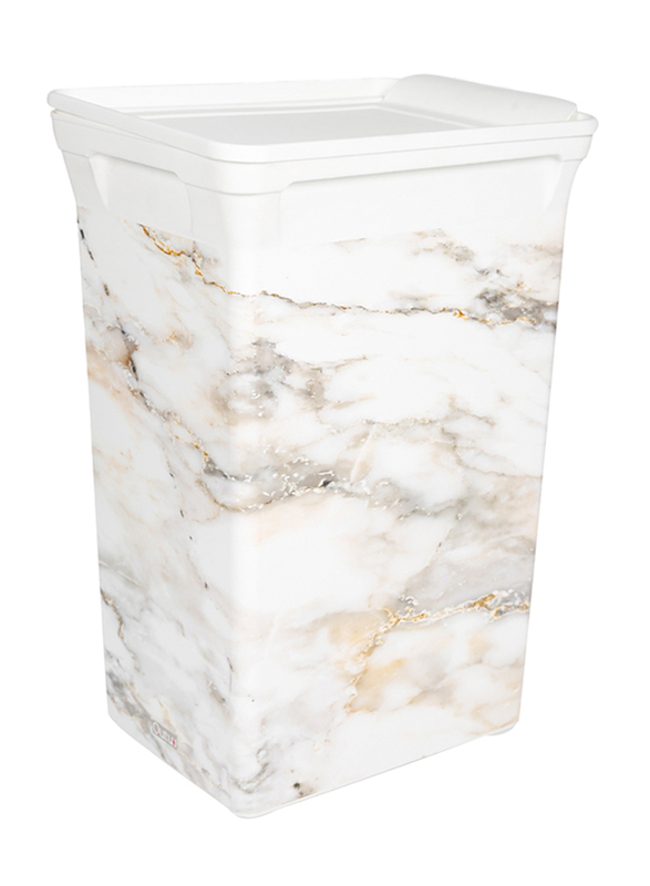 

Kreher Compact Trash Bin, 20 Liter, White