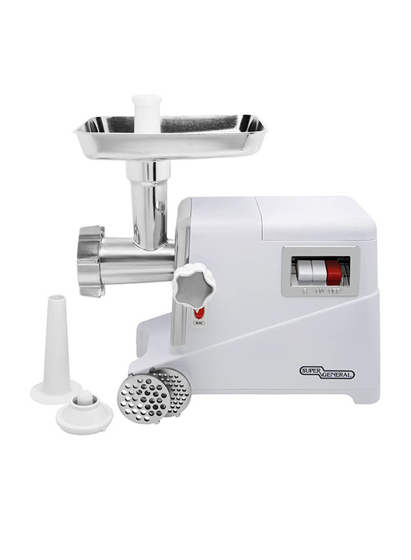

Super General 3-in-1 Electric Meat Grinder, 1400W, CE, SGMG-86-Y, White