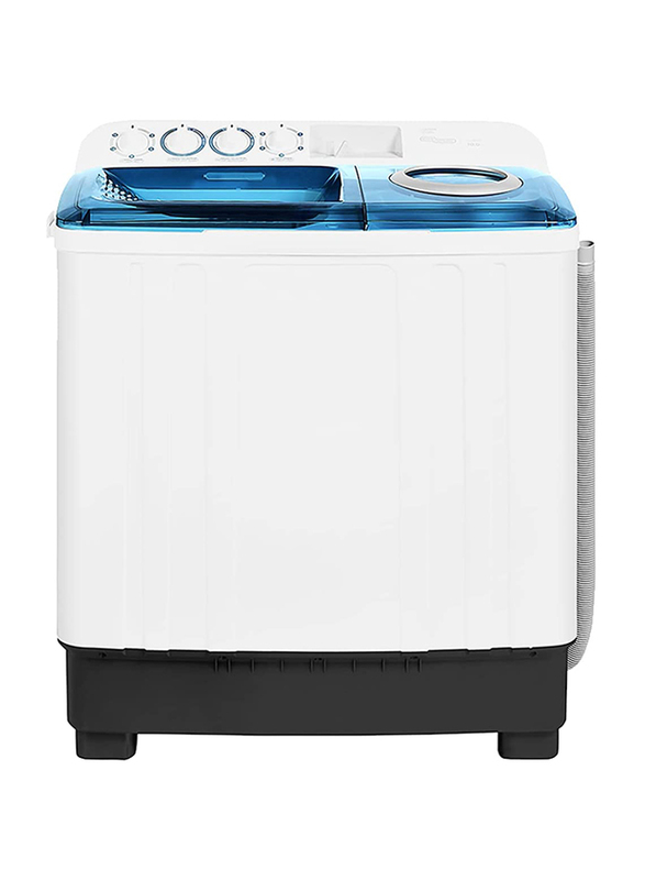 

Super General 10 KG Top Load Twin Tub Semi Automatic Washing Machine, 400W, SGW105, White/Blue