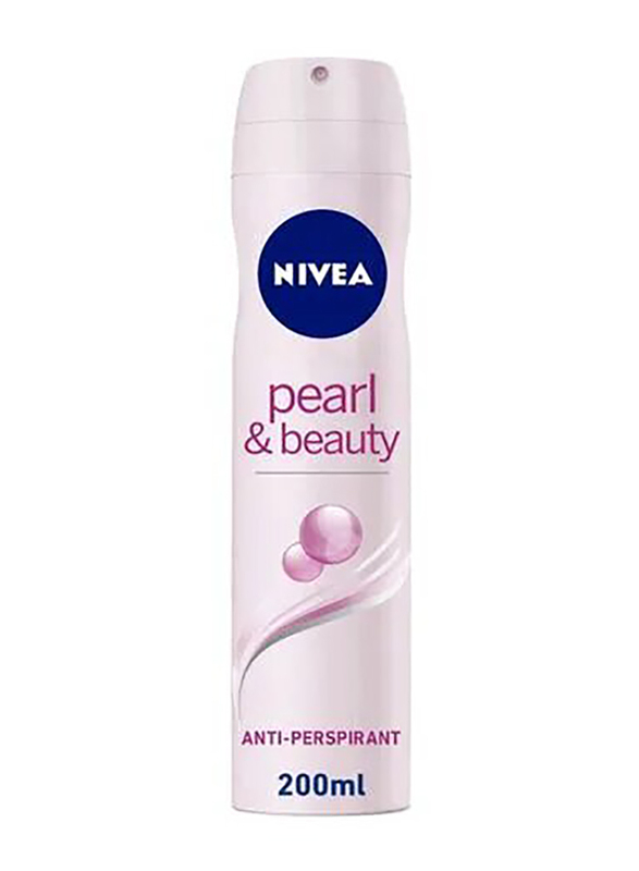 

Nivea Pearl & Beauty Antiperspirant Deodorant Spray for Women, 200ml