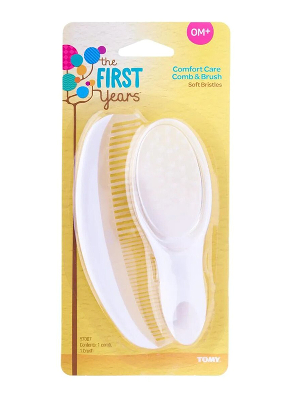 

The First Years 2-Piece Comfort Care Comb & Hair Brush Set for Baby