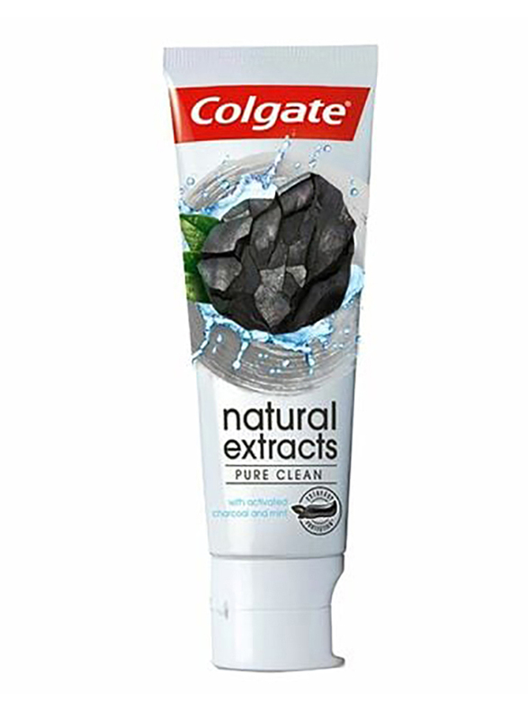 

Colgate Natural Extracts Pure Clean Activated Charcoal & Mint Toothpaste, Black, 75ml