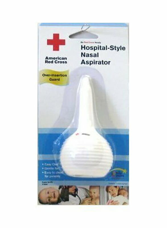 

The First Years American Red Cross Hospital Style Nasal Aspirator for Kids, Y7059, All Ages, White