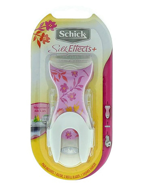 

Schick Silk Effects+ Razor, Pink, 1 Piece