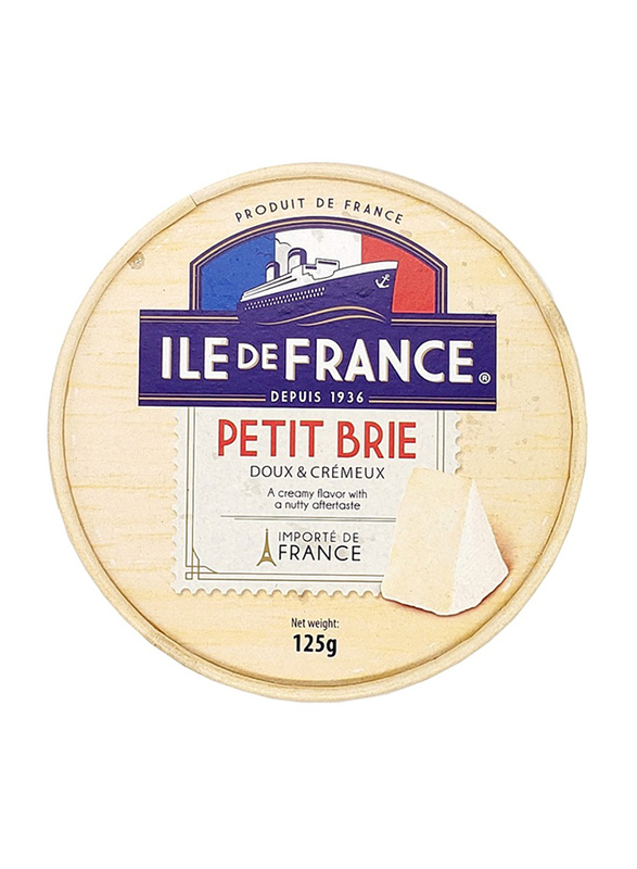 Ile De France Petit Brie Cheese, 125g