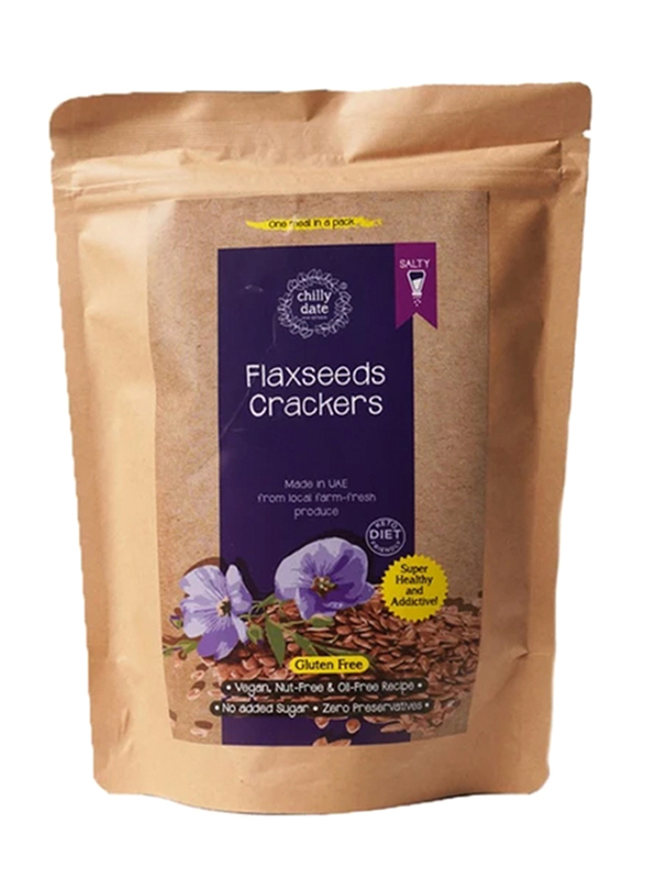 

Chilly Date Flax Seed Crackers, 50g