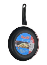 Majestic 20cm Non Stick Round Italian Frying Pan, Black/Red