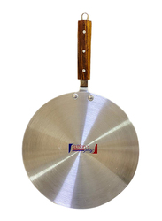 Royal Cuisine No 11 Metal Finish Tawa, Silver/Brown