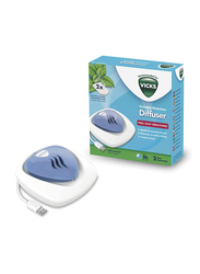 Vicks Portable Waterless Diffuser, VH1800EU, White/Blue