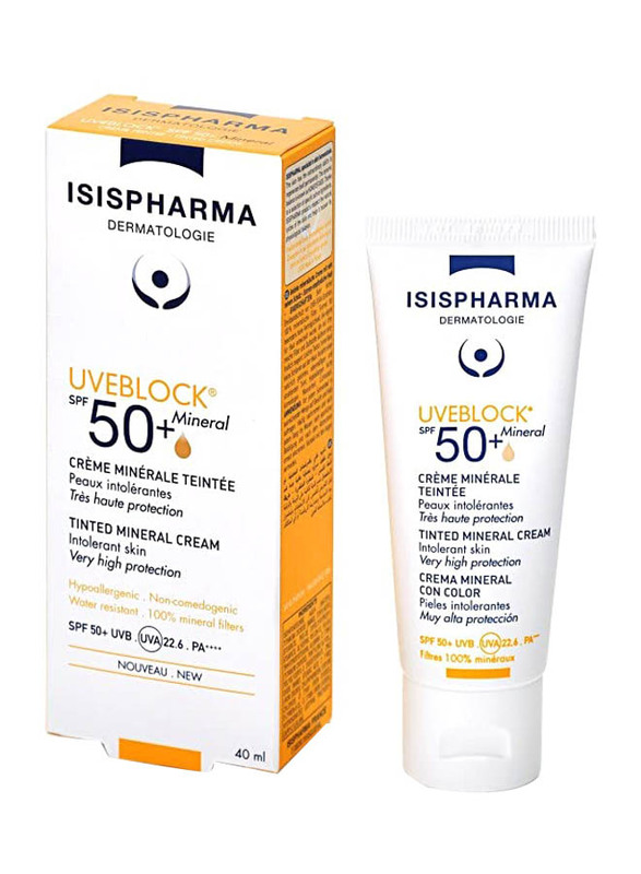 

Isis Pharma UVEBLOCK SPF 50+ Mineral Cream, 40ml