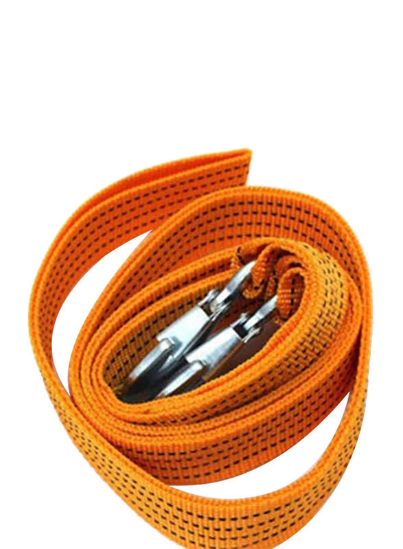 

Generic Nylon Car Trailer Belt Fluorescent Traction Tow Rope, Orange