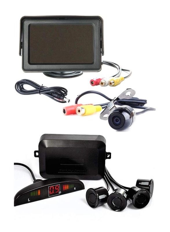 

Generic Car Rear View LCD Monitor Parking Sensor, Black