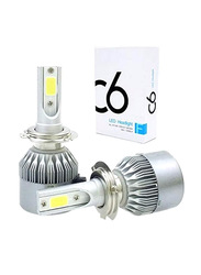 MountNmist H7 Led Fog Light 36W/3800LM Replacement LED Bulbs, 1 Pair