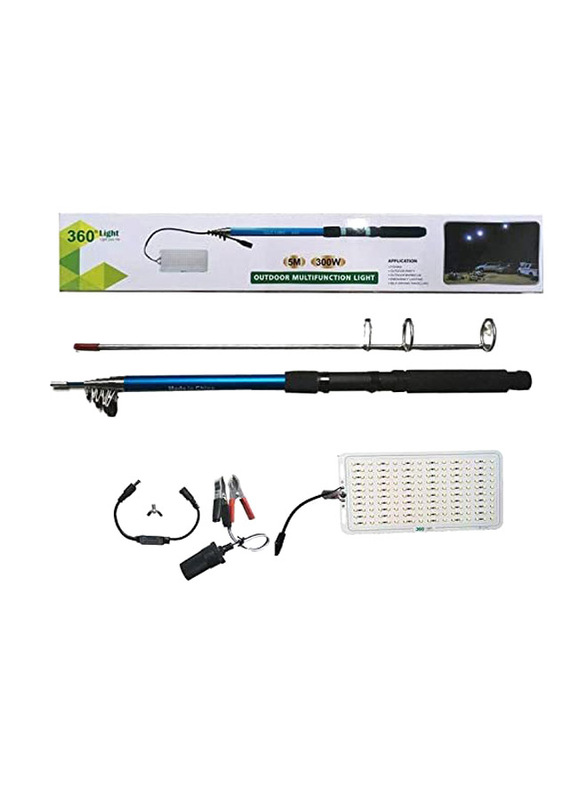 

360 Light Outdoor Multifunction Fishing LED Light, 300W, Blue