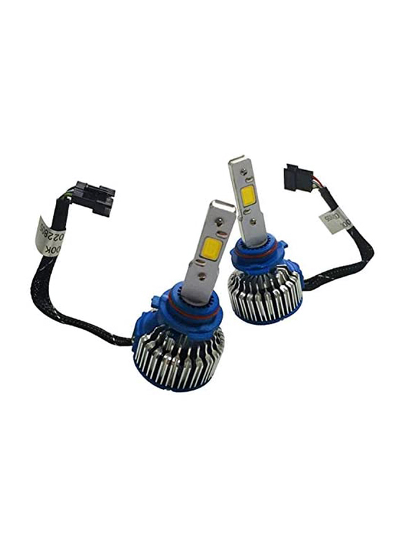 

Tawa 9006 Style Car LED Headlight, 24W, 2 Pieces, Blue/Silver/Black