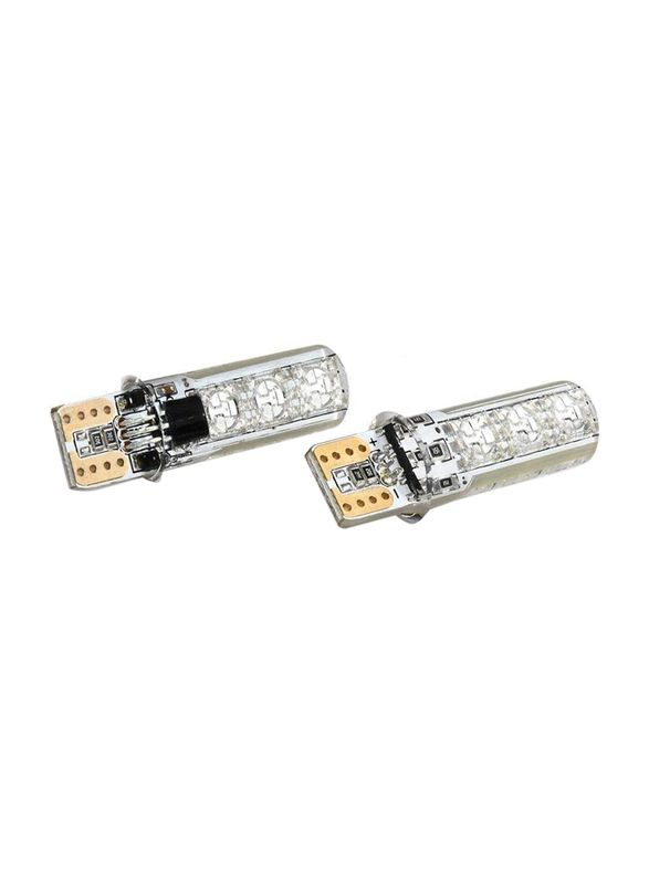 

Generic T10 5050 6 SMD Remote Control Car Side Light Led Bulb, Multicolour