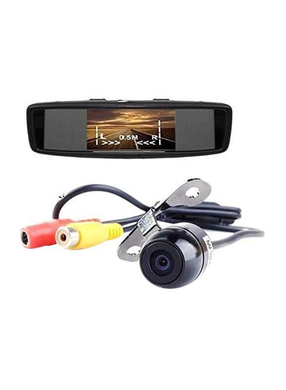

Generic Car Reversing Camera with LCD Mirror Monitor, Black