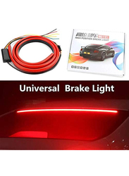 Car Brake Turn Signal Flowing Light LED Lamp Strip Tail Decoration, Red