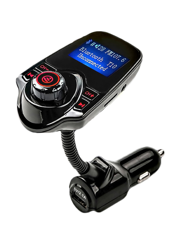 

Generic T10 Bluetooth V3.0 Handsfree FM Transmitter Car Kit wit hMP3 Music Player, Black