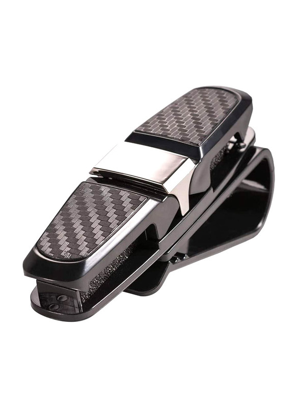 

Generic Sun Visor Sunglasses Holders for Ticket Card Clip, Black