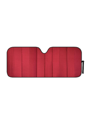Motor Trend Front Sun Shade Windshield, 66 x 27 Inch, Red