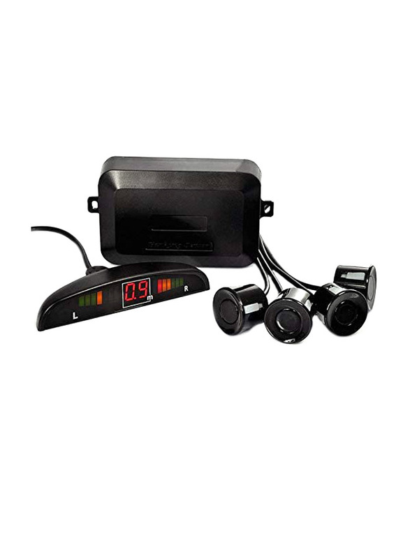 

Generic Car Reverse Parking Sensor, 4 Sensor, Black