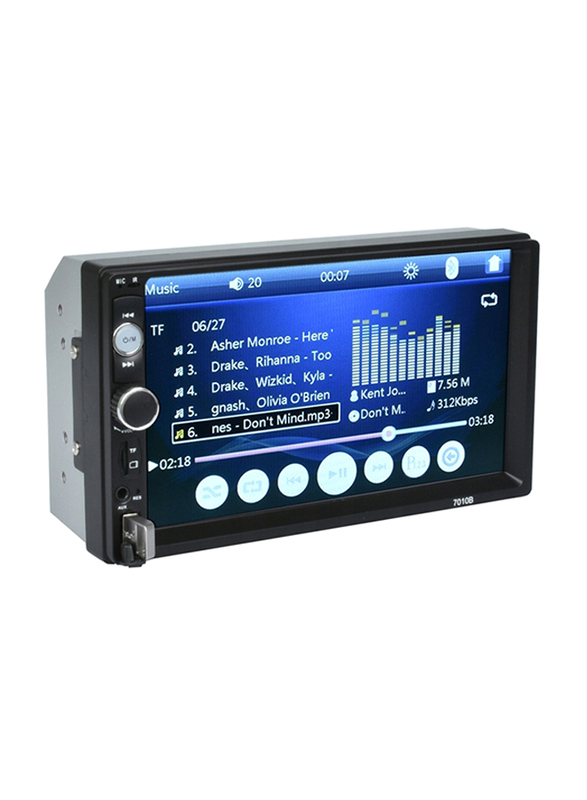 

Generic 7" HD Digital Touch Screen MP5 Player Car Stereo Radio, Bluetooth, 2din, FM, Black