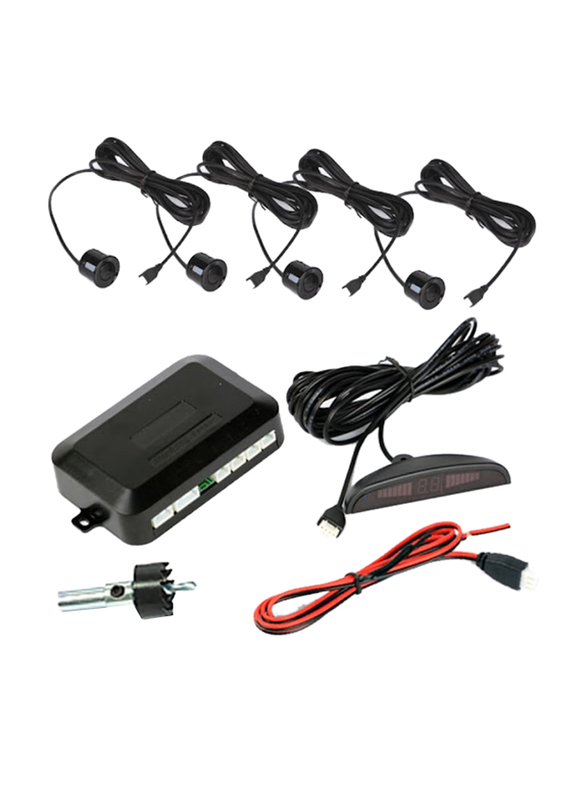 

Generic Car Parking Sensors with Led Display Indicator, Black