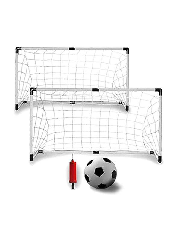 

Generic Sports Soccer Goals with Soccer Ball and Pump, Multicolour